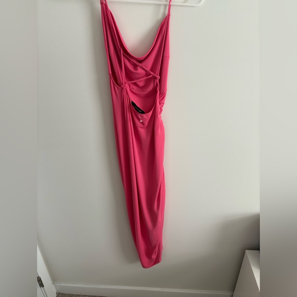 The Andamane Irina Dress Midi Pink Bodycon Size Medium - Picture 6 of 10